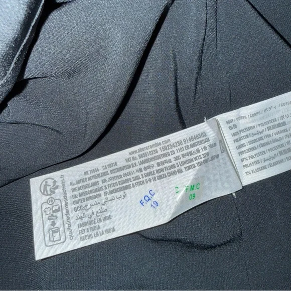 Abercrombie & Fitch Long Sleeve Square Neck Midi Dress Size XL - Picture 5 of 5